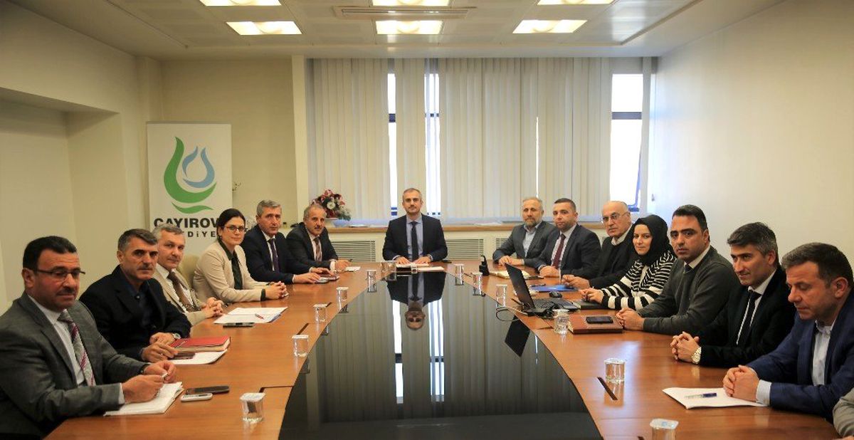 Başkan Çiftçi, birim müdürleri ile çalışmaları değerlendirdi