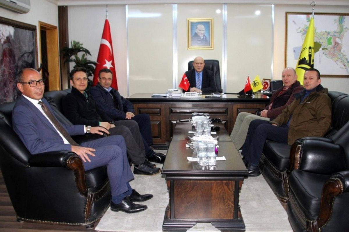 Dedeman Otelleri Genel Müdürlerinden Başkan Pekmezci\'ye ziyaret