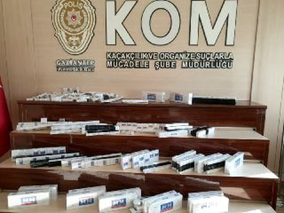 Gaziantep\'te 500 paket kaçak sigara ele geçirildi