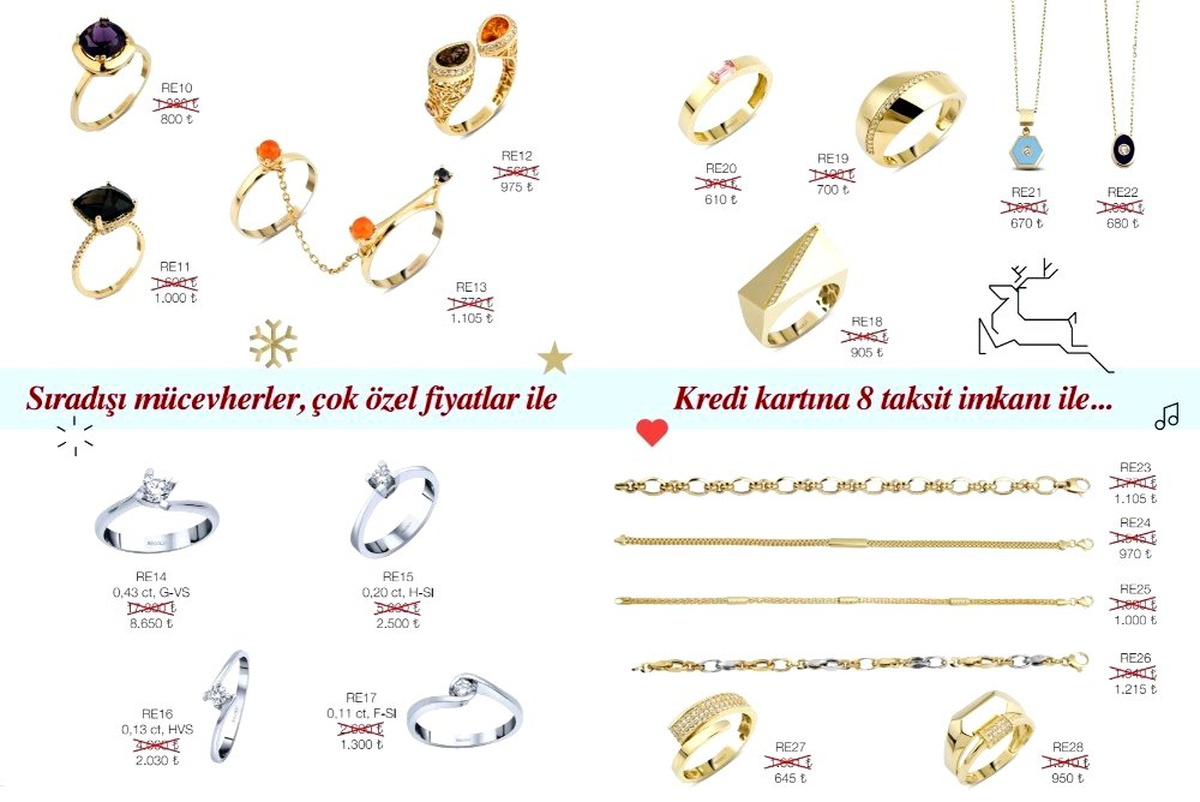 İhraç fazlası mücevherler tüketicilerle buluşuyor