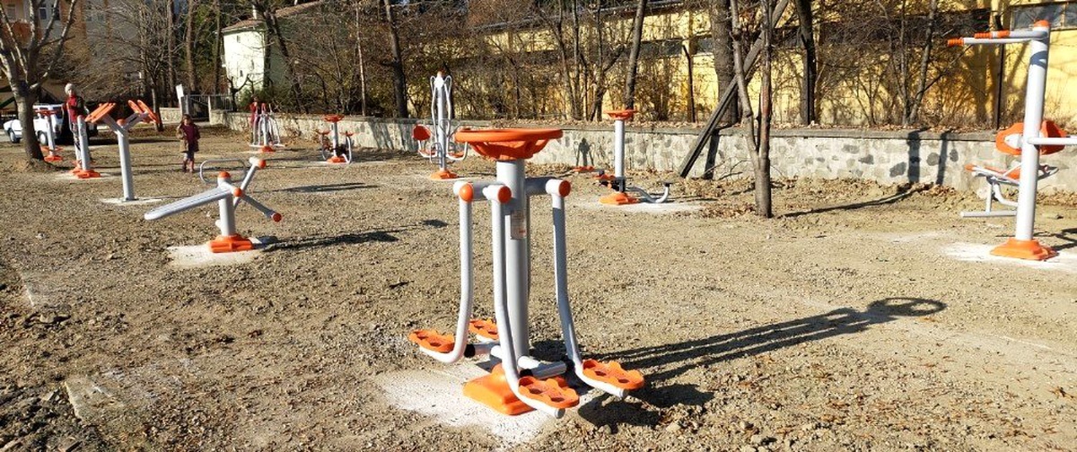 Kulübelerin yerine spor ve kondisyon aletleri yerleştirildi