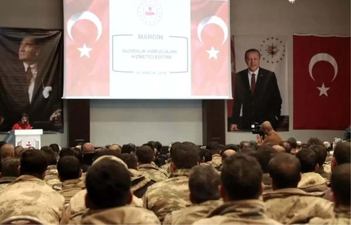 Mardin\'de 500 güvenlik korucusuna hizmet içi eğitim semineri verildi