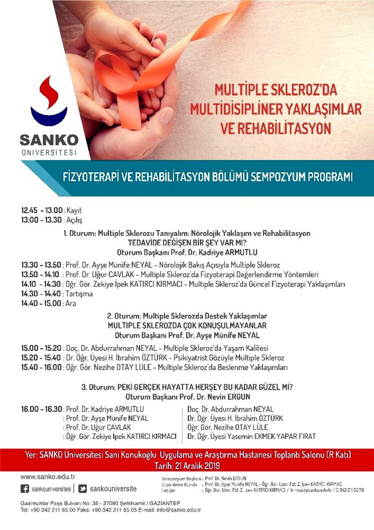 SANKO Üniversitesi\'nde bilimsel toplantı