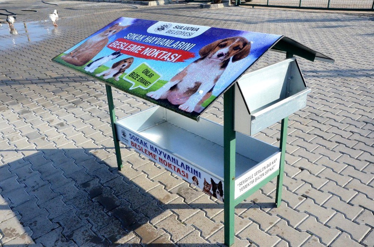 Şehrin dört bir yanına konulacak, hayvanların gıda ihtiyacını karşılayacak