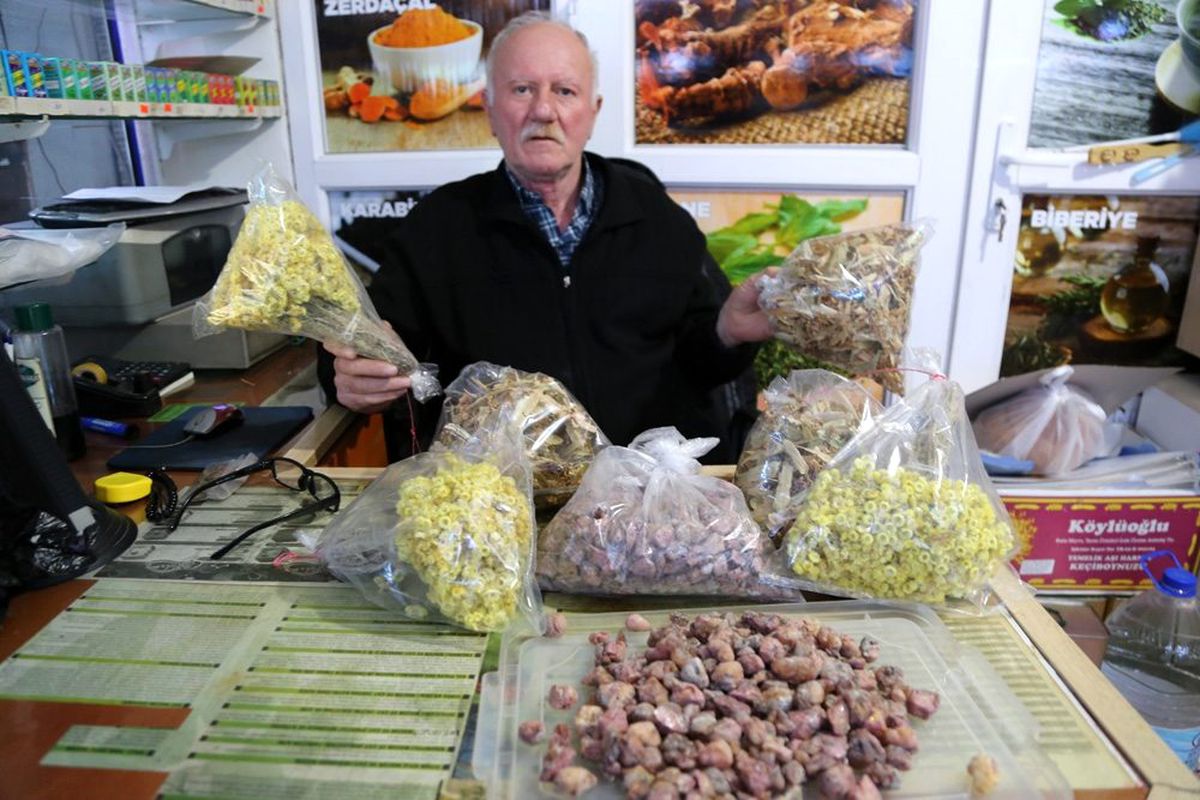 Soğuk havalar aktarlara yaradı
