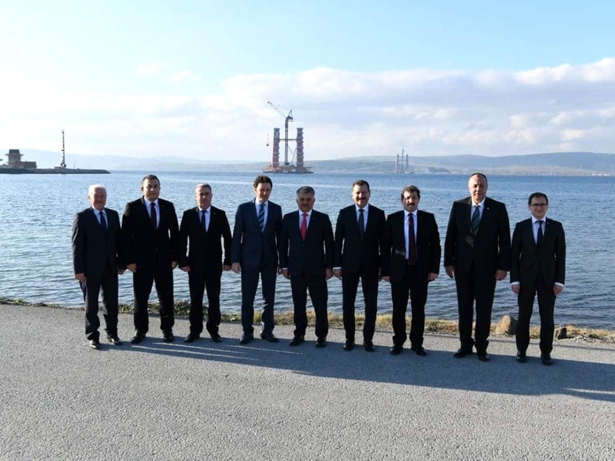 Valilerden Çanakkale Köprüsü\'ne ziyaret