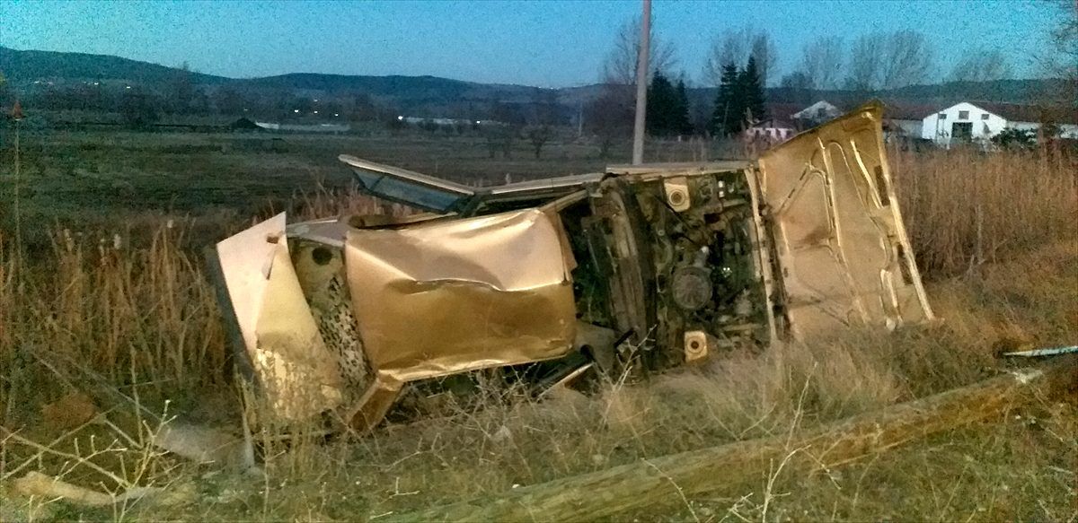 Yeniçağa\'da trafik kazası: 1 yaralı