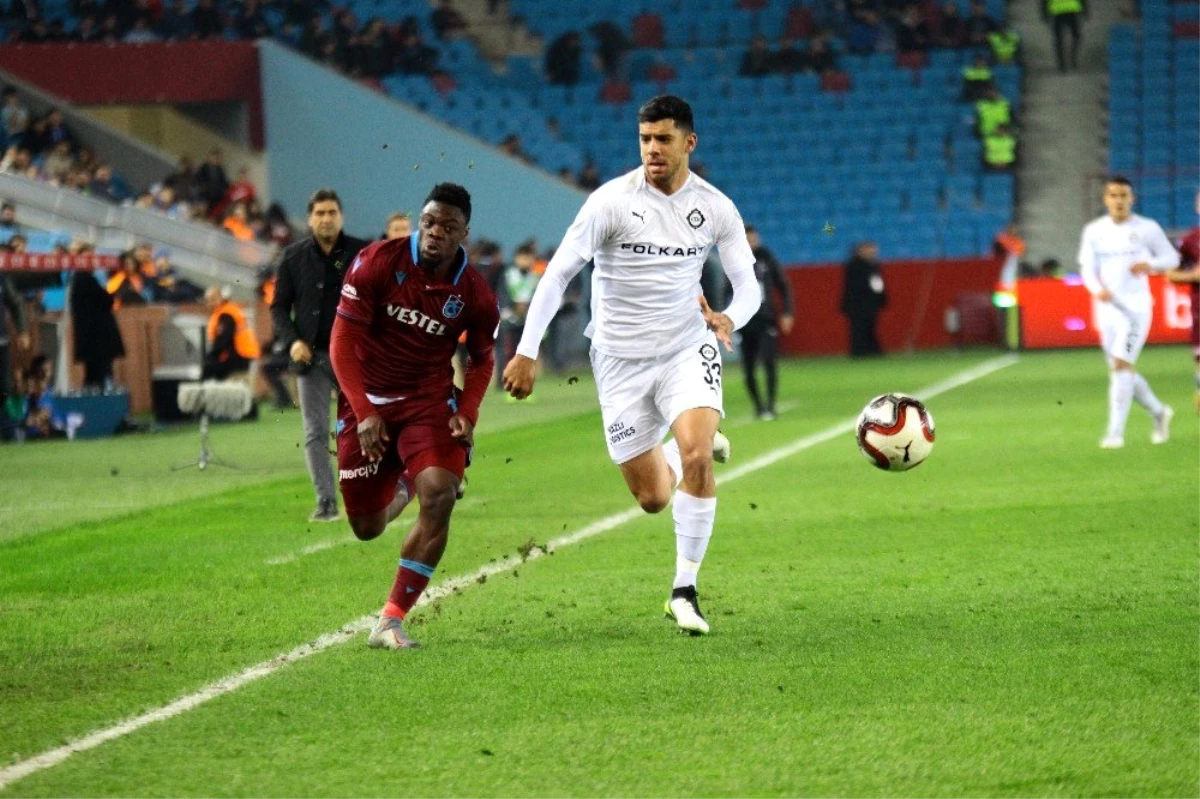 Ziraat Türkiye Kupası: Trabzonspor: 0 - Altay: 0 (İlk yarı)