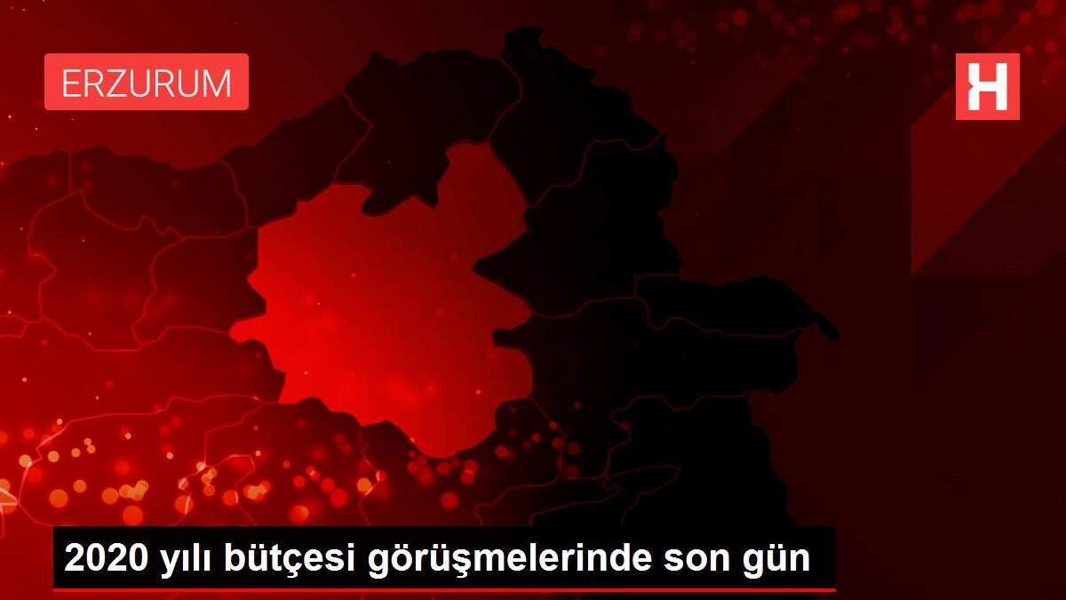 2020 yılı bütçesi görüşmelerinde son gün