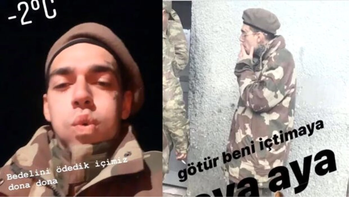 Askere giden ünlü Rap\'çi Ezhel, kamuflajlı fotoğraflarını paylaştı
