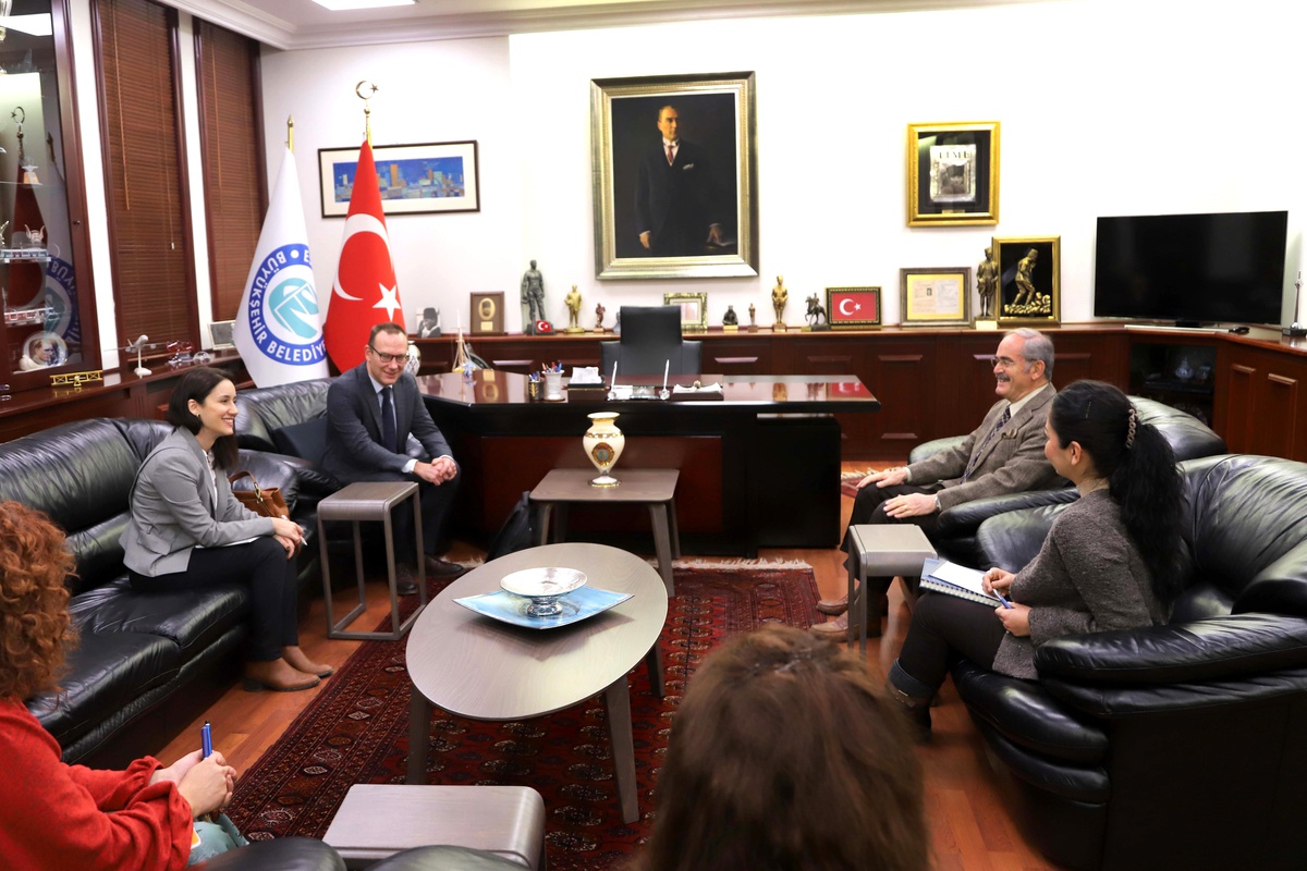 Avrupa Birliği Türkiye Delegasyonu\'ndan Başkan Büyükerşen\'e Ziyaret