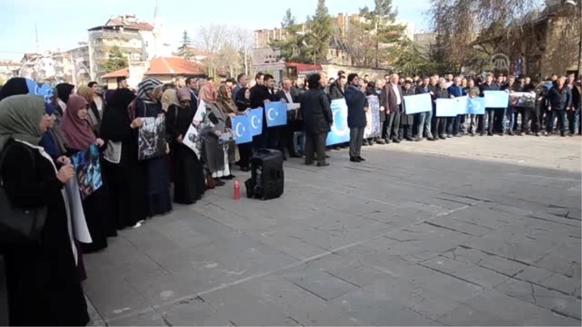 Doğu Türkistan\'da yaşanan Çin zulmü protesto edildi
