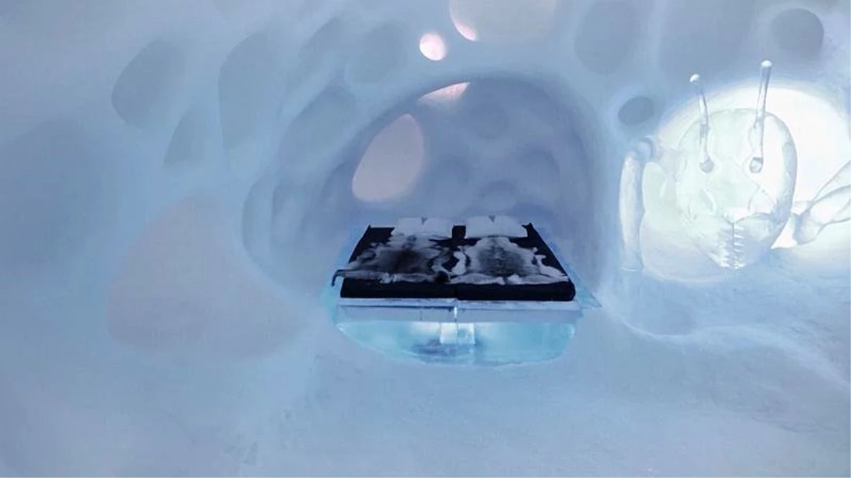 İsveç\'in ünlü buz oteli kapılarını açıyor: Eksi 5 derecede geçirilen bir gecenin fiyatı 600 dolar