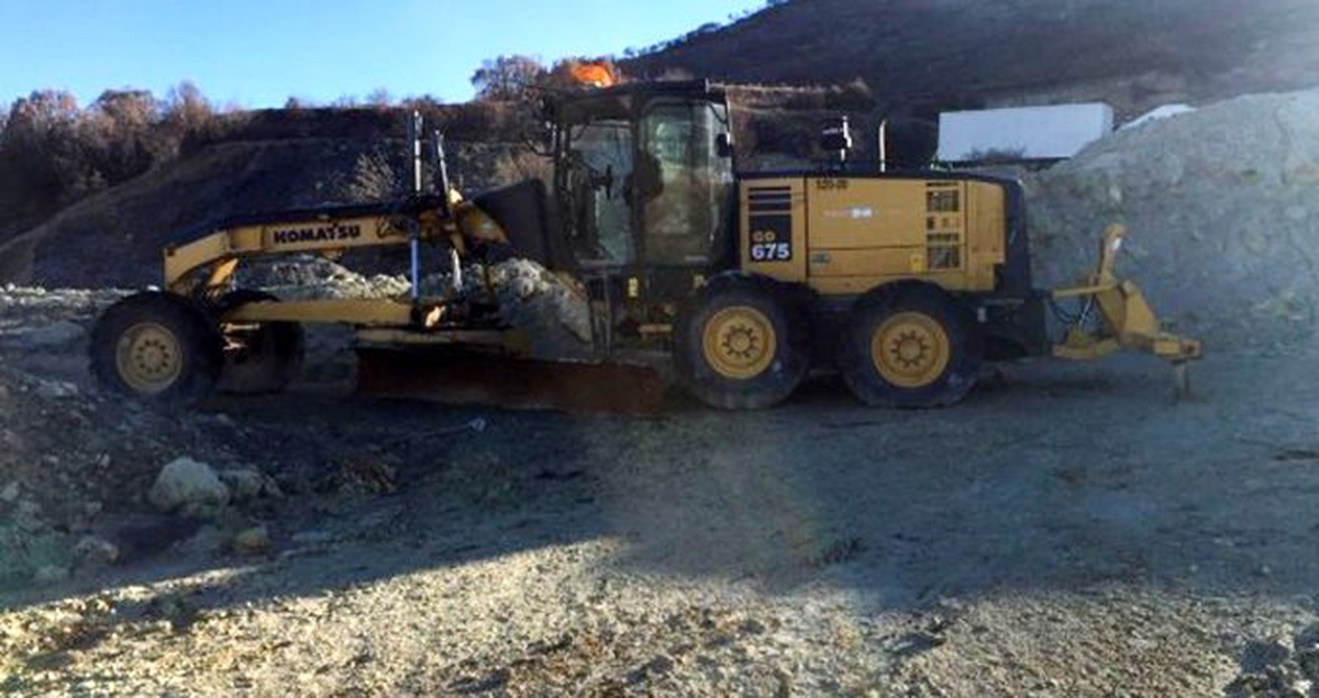 Jandarma\'dan iş makinelerini çalmak isteyen hırsızlara suç üstü