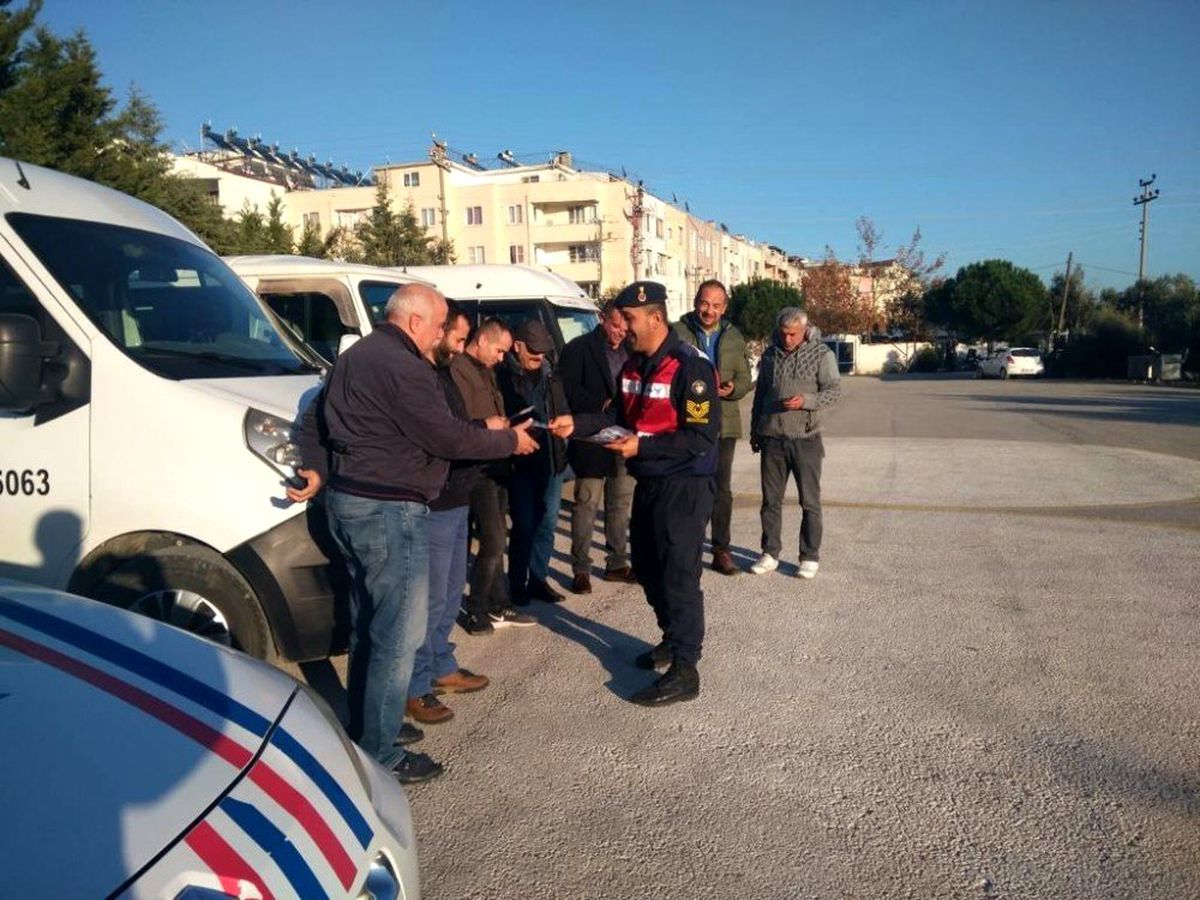 Jandarmadan servis şoförlerine eğitim