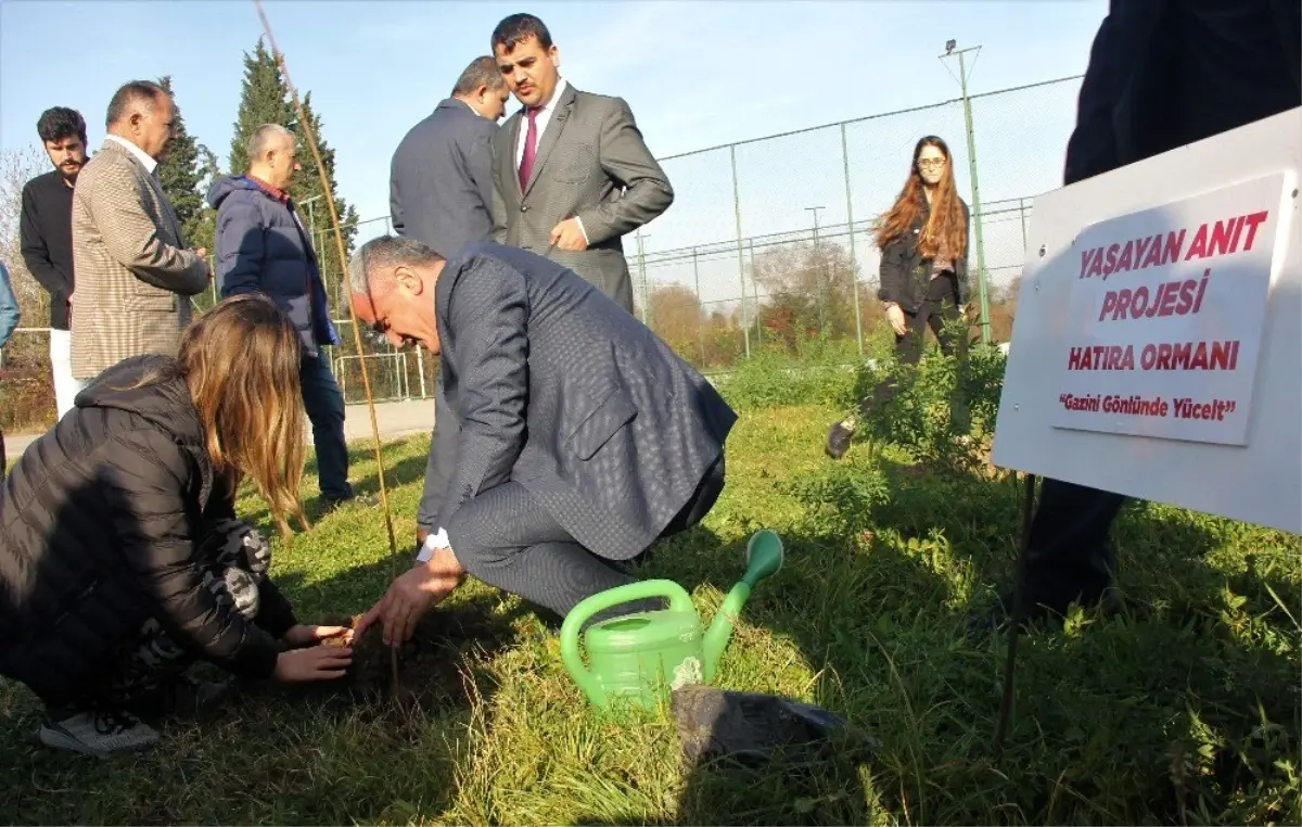 OMÜ öğrencilerinden gaziler anısına hatıra ormanı