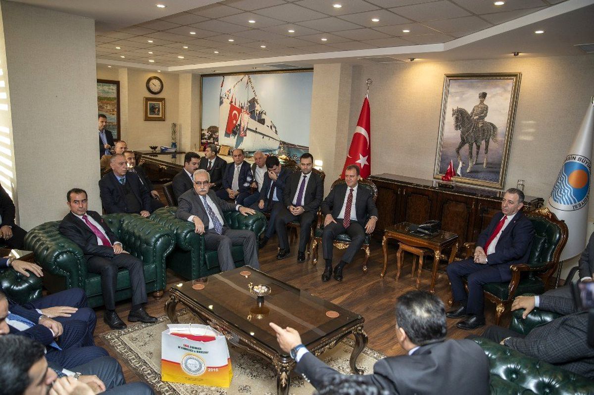 Seçer, Iraklı iş insanlarını Mersin\'e yatırım yapmaya davet etti
