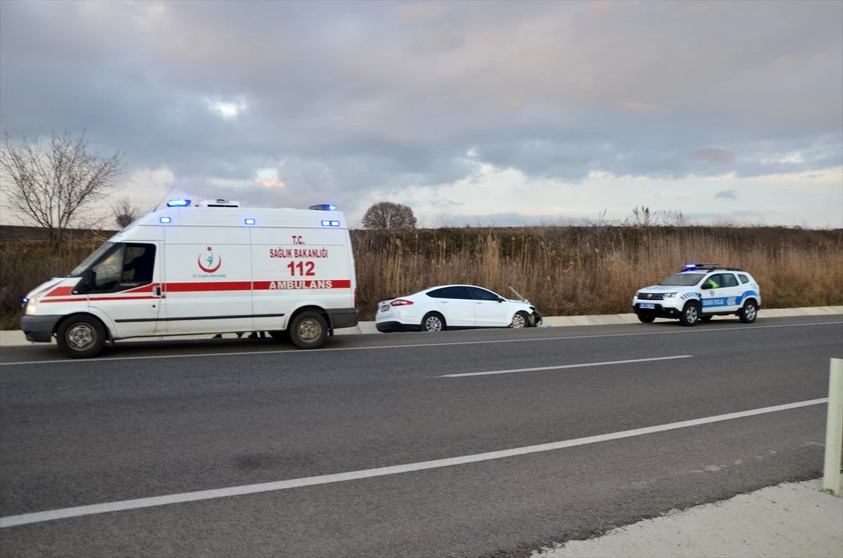 Tekirdağ\'da trafik kazası: 2 yaralı
