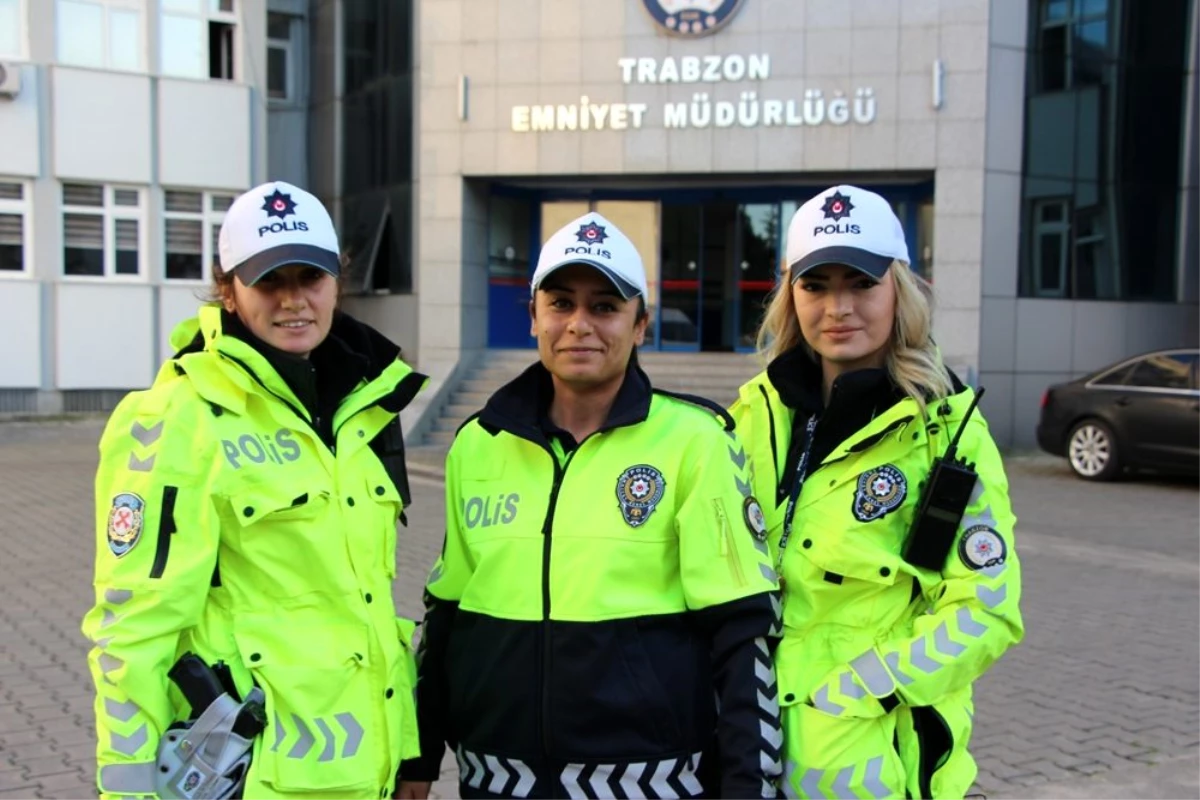 Trabzon\'da trafik polislerinin yüzde 25\'i kadınlardan oluşuyor