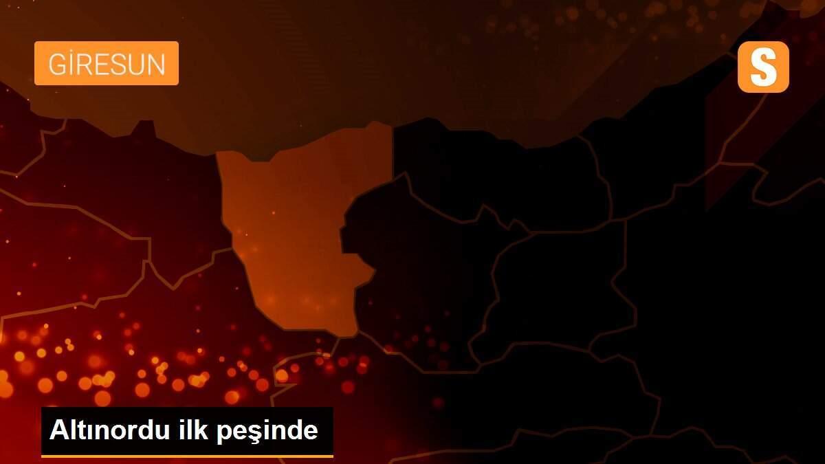 Altınordu ilk peşinde