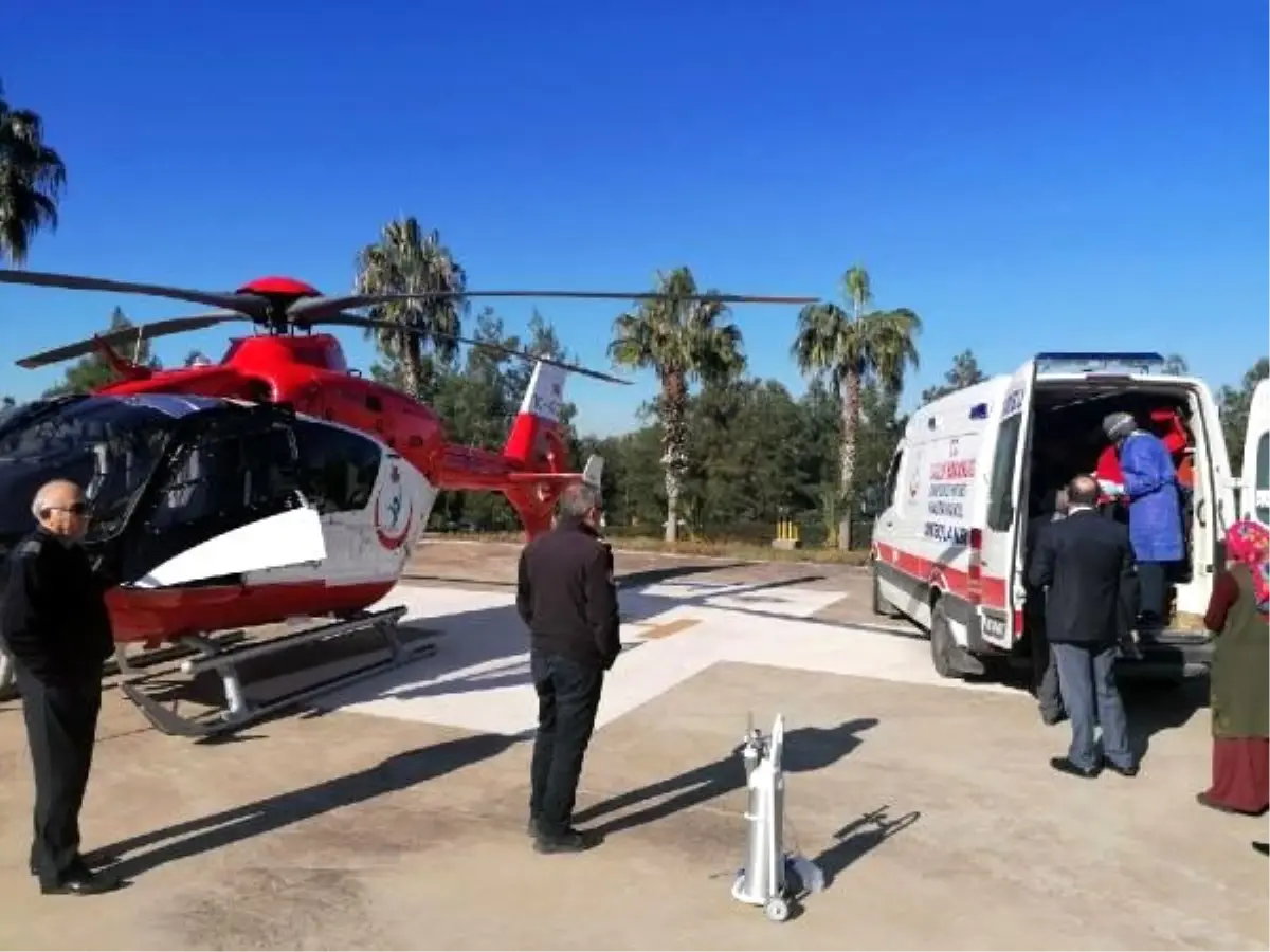 Ambulans helikopter, 10 aylık Hadise bebek için havalandı