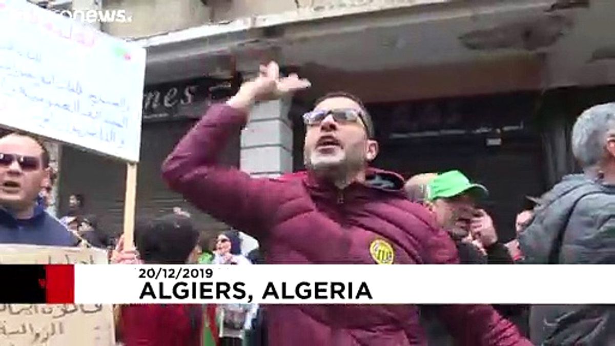 Cezayir\'de cumhurbaşkanlığı seçimleri protesto edildi