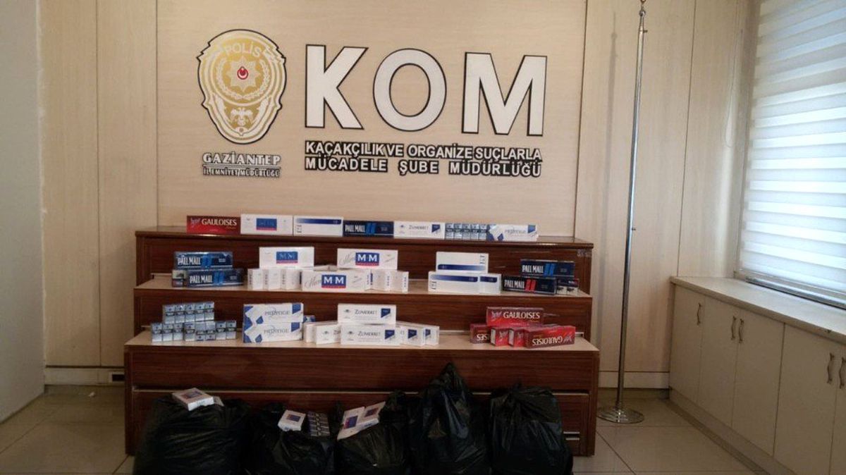 Gaziantep bir günde üç kaçak sigara operasyonu