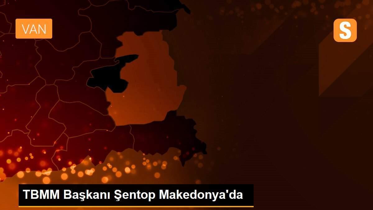 TBMM Başkanı Şentop Makedonya\'da