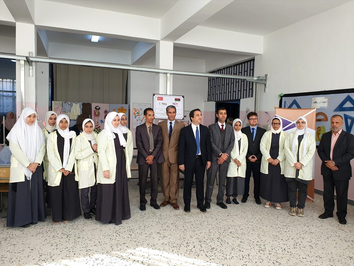 TİKA\'dan Libya\'da kız meslek enstitüsüne teknik ekipman desteği