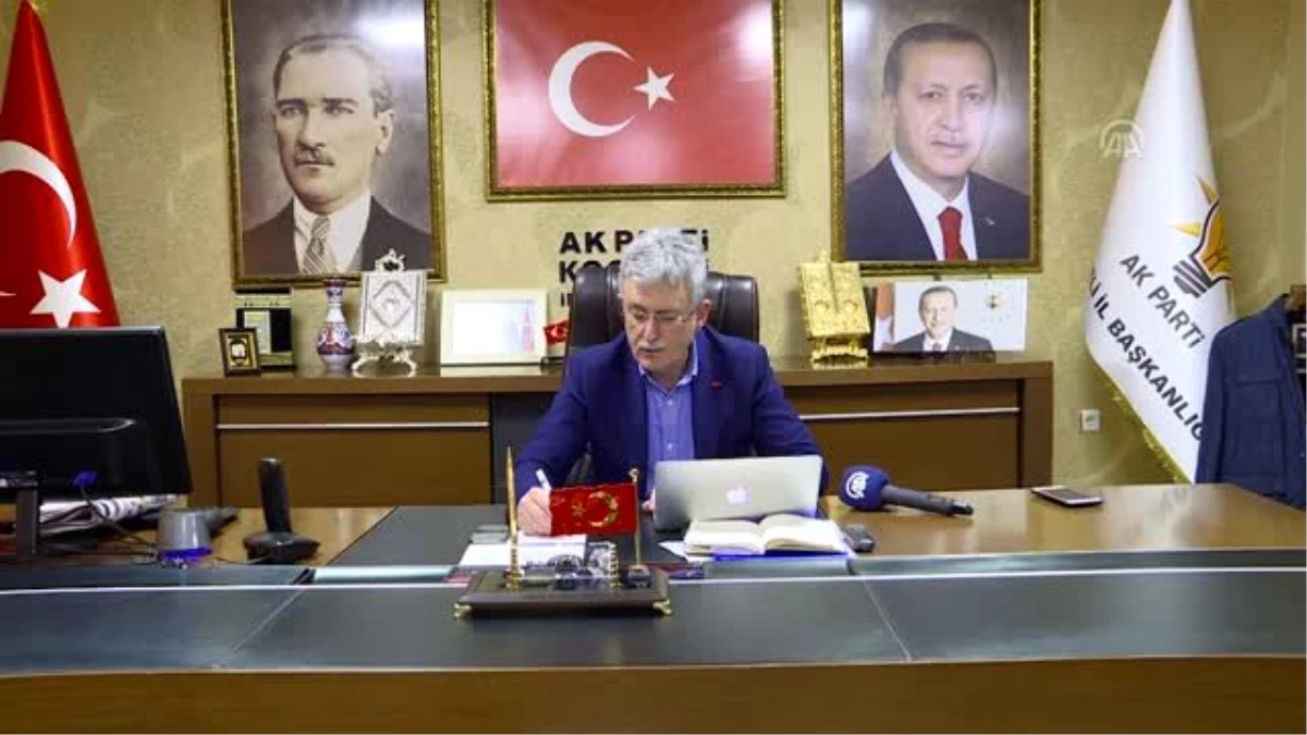 AK Parti Kocaeli İl Başkanı Ellibeş, AA\'nın "Yılın Fotoğrafları" oylamasına katıldı