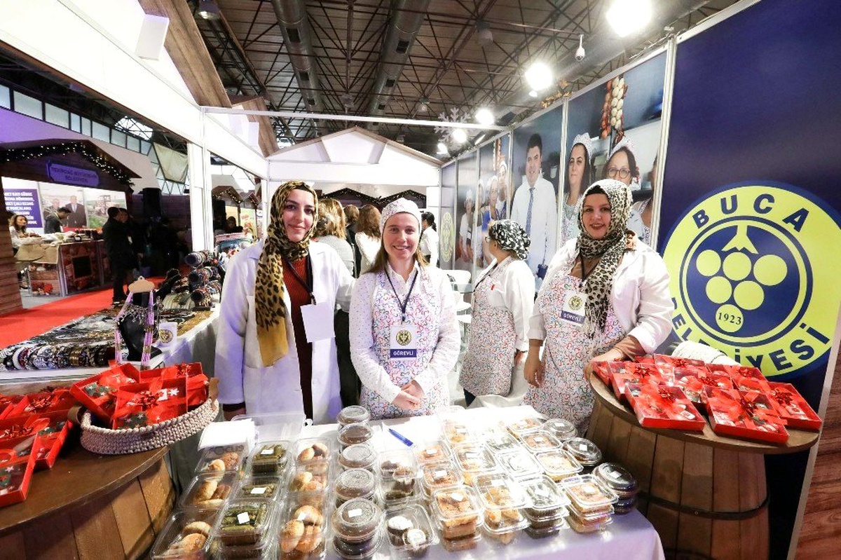 Lezzetli Kış Şöleni\'nde Buca standına büyük ilgi