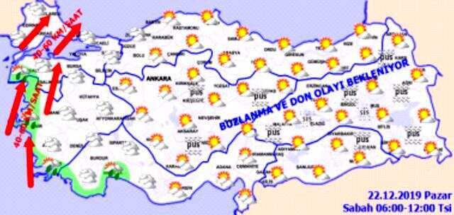 Meteoroloji'den yağmur ve fırtına uyarısı