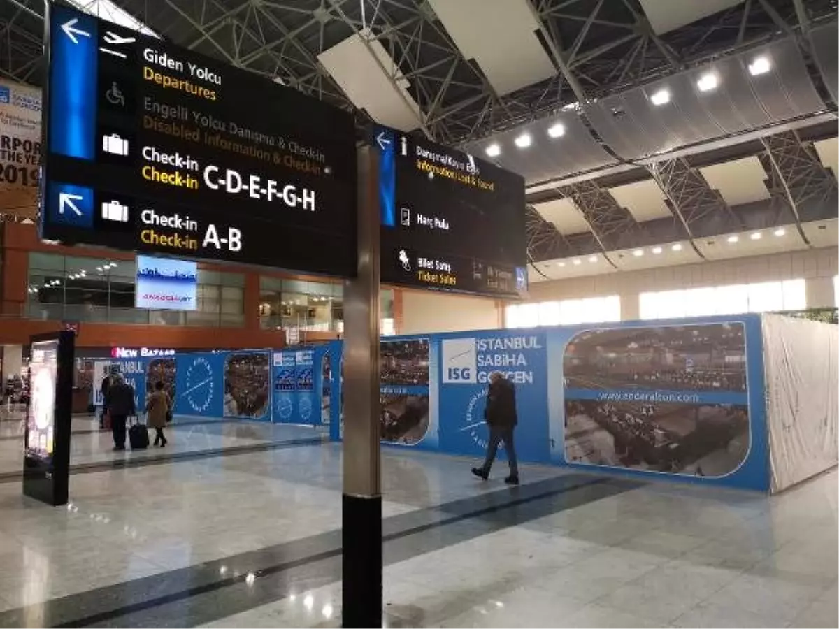 Sabiha Gökçen Havalimanı\'na yeni check-in kontuarı