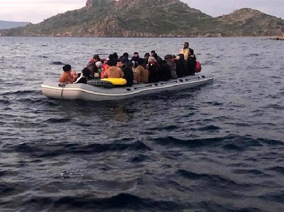 Bodrum açıklarında 31 düzensiz göçmen yakalandı
