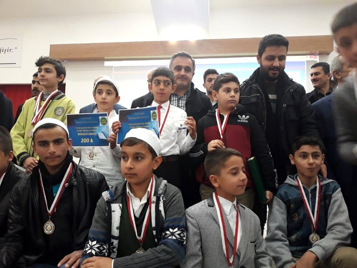 Kahta Kur\'an-ı Kerim güzel okuma yarışmasında il birincisi oldu