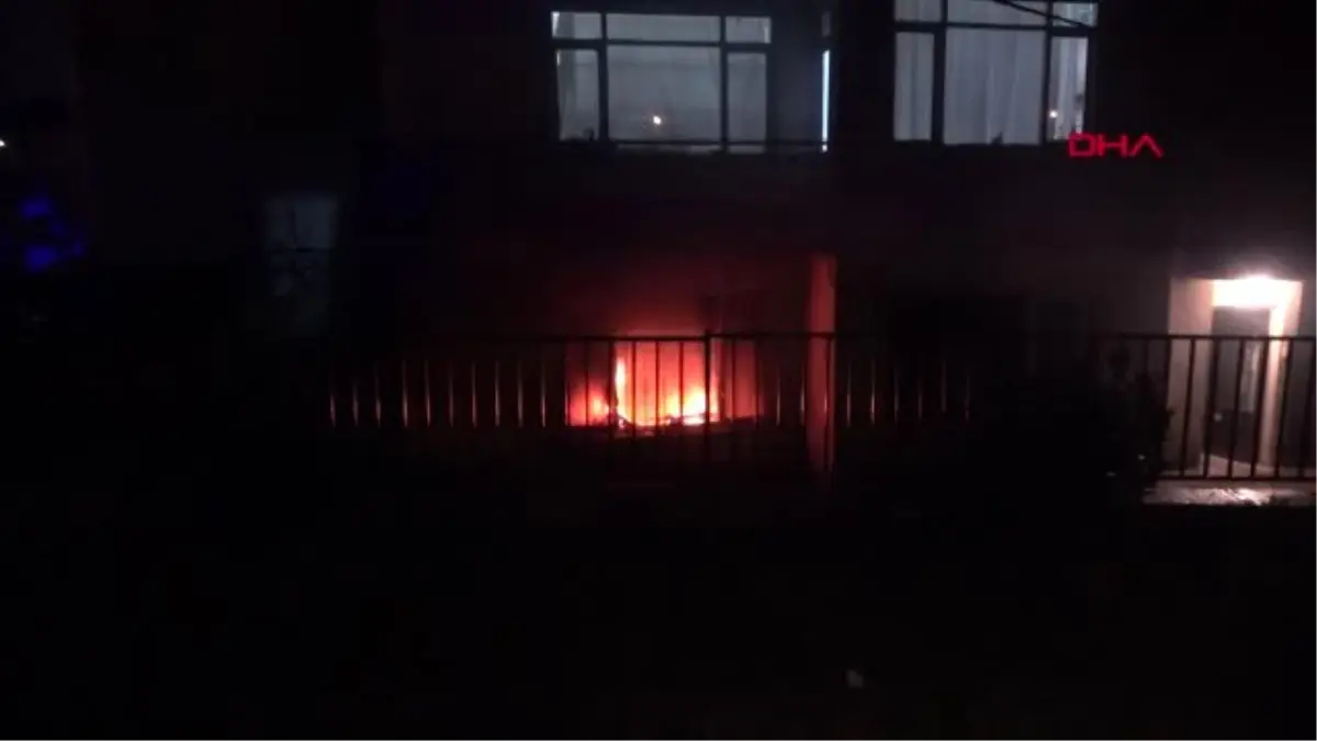 Kocaeli zemin katta yangın çıktı, komşular dumandan etkilendi