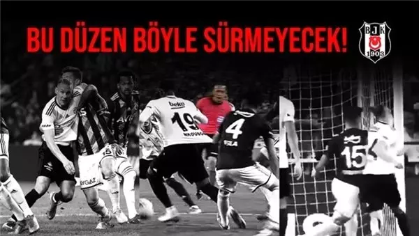 Son Dakika Fenerbahçe maçı sonrası Beşiktaş'tan paylaşım ...