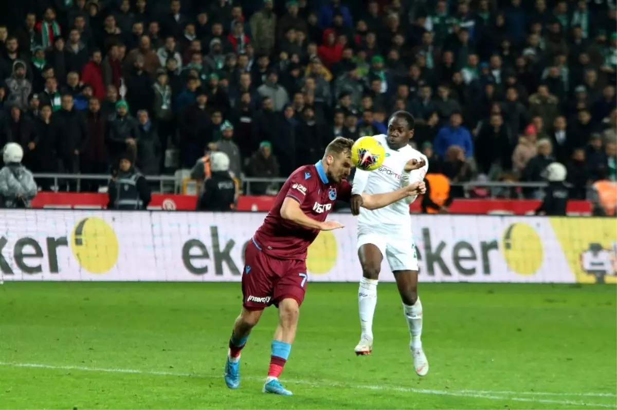 Süper Lig: Konyaspor: 0 - Trabzonspor: 1 (Maç sonucu)