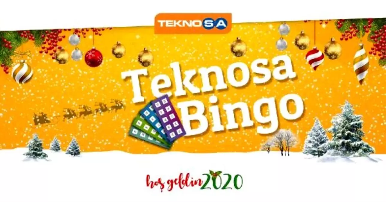 Teknosa\'dan yılbaşına özel Bingo yarışması