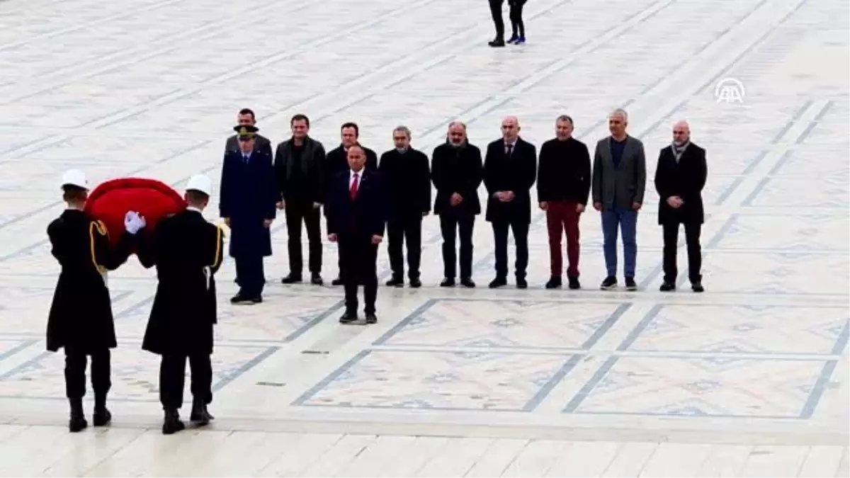 Türkiye Haber Kameramanları Derneği Anıtkabir\'i ziyaret etti