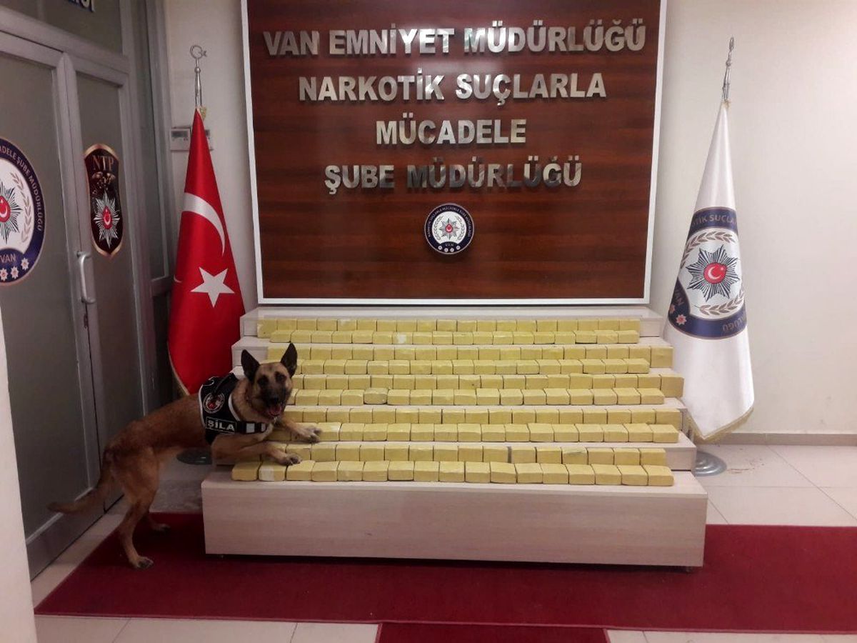 Yolcu otobüsünün bagajında 91 kilo 915 gram eroin ele geçirildi