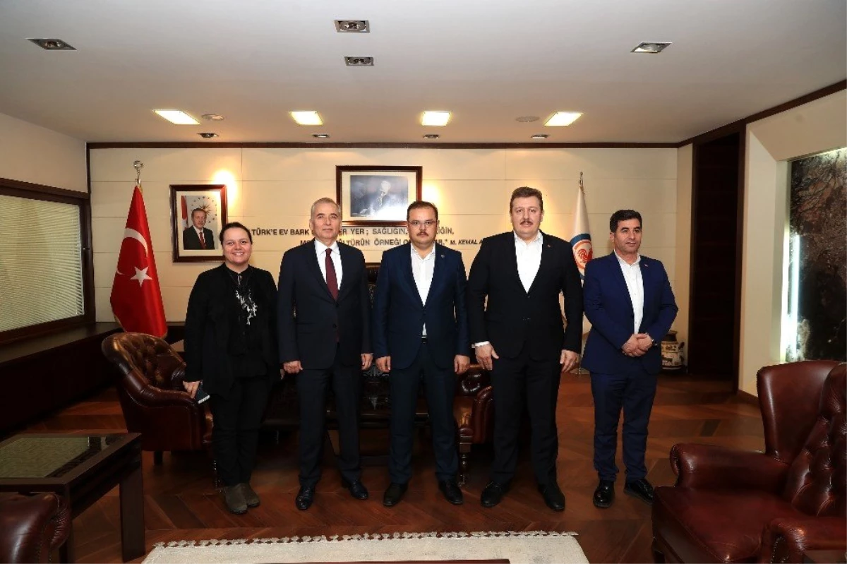 AK Parti Genel Başkan Yardımcısı Abdurrahman Öz\'den Başkan Zolan\'a ziyaret
