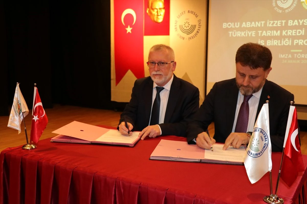 BAİBÜ ve Türkiye Tarım Kredi Kooperatifleri arasında iş birliği protokolü imzalandı