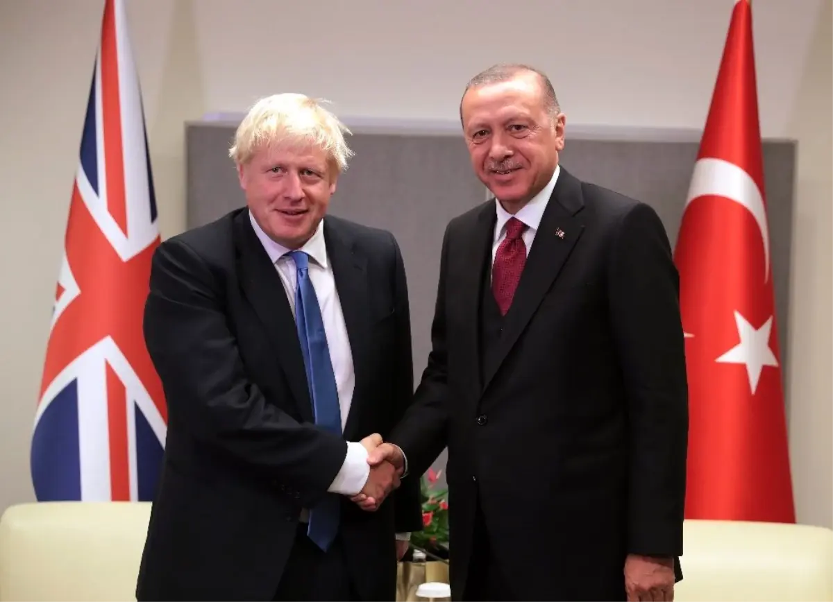 Cumhurbaşkanı Erdoğan, Boris Johnson ile görüştü