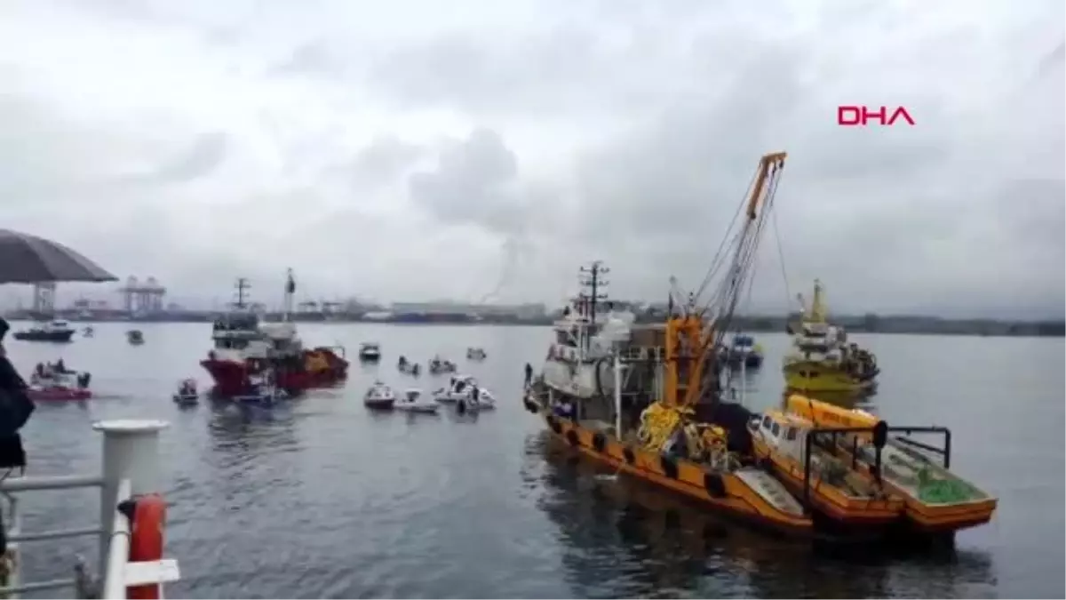 Gemlik körfezi\'nde balıkçılar deniz deşarjına karşı eylem yaptı