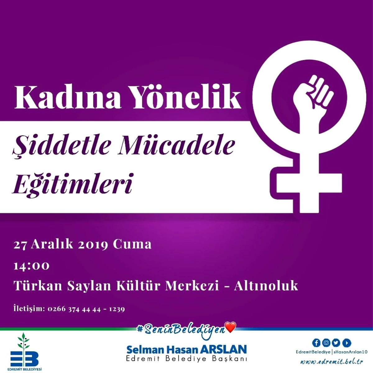 Kadına yönelik şiddetle mücadele için eğitim