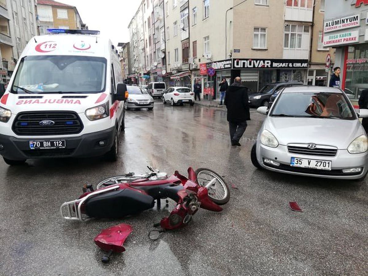 Karaman\'da trafik kazası: 1 yaralı