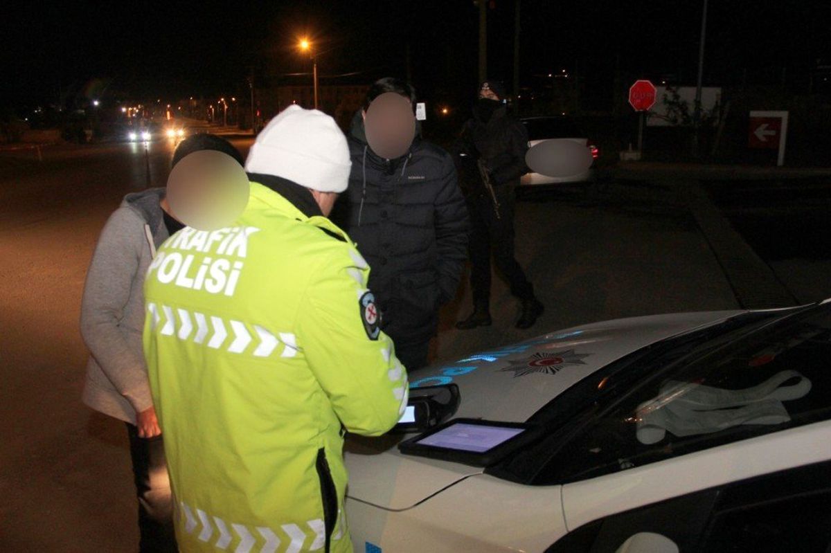 Ürgüp\'te polis ekipleri tarafından uygulama yapıldı