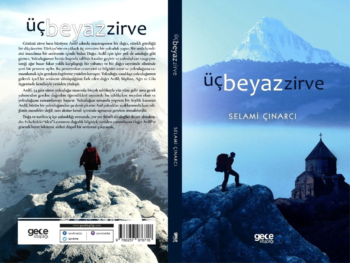 Vanlı Selami Çınarcı\'nın "Üç Beyaz Zirve" romanı çıktı