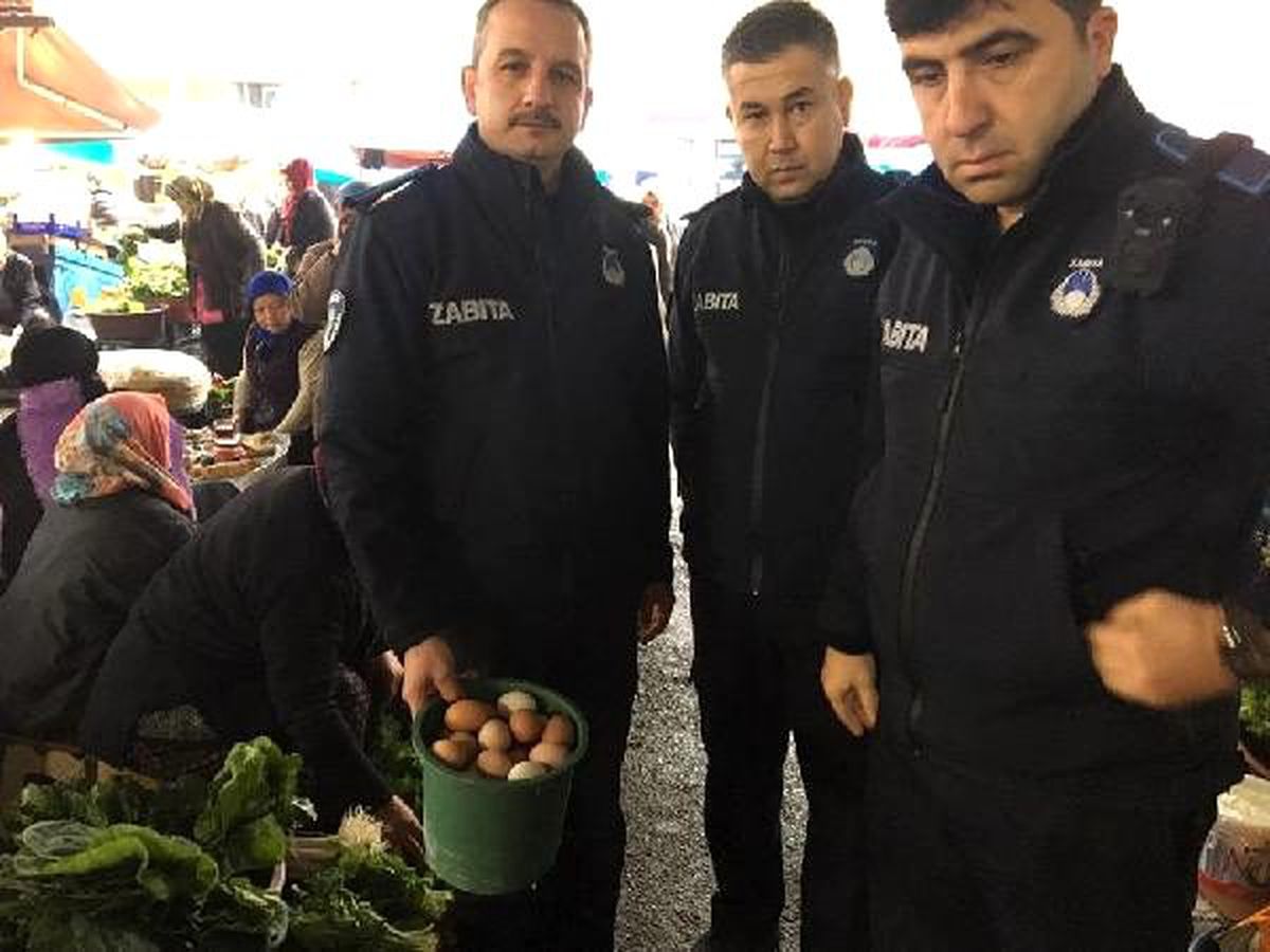 Zabıtadan \'köy yumurtası\' denetimi